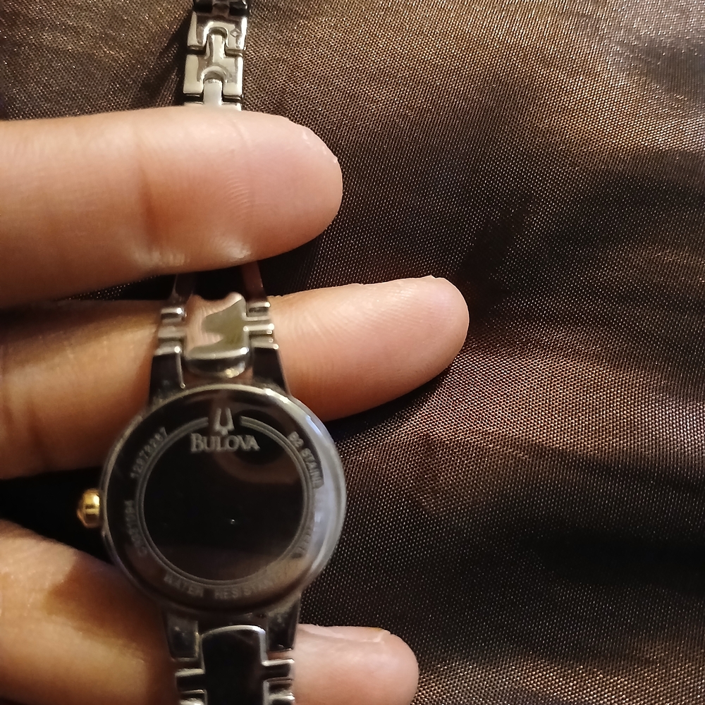 Bulova Women's Silver and Gold Watch - Picture 3 of 4